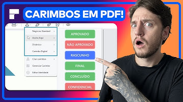Como CRIAR e ADICIONAR CARIMBOS em DOCUMENTOS PDF |  Windows, Mac, Android e iOS