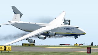 Antonov An-225 Mriya Stunning Landing From Heathrow Airport | X-Plane 11