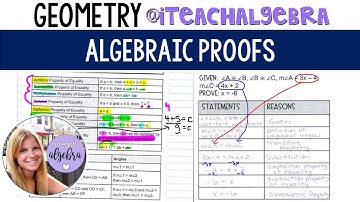 Geometry - Algebraic Proofs
