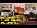 Facade Rumah Industrial || Interior Scandinavian || Rumah 2 Lantai di Lahan 6x10m