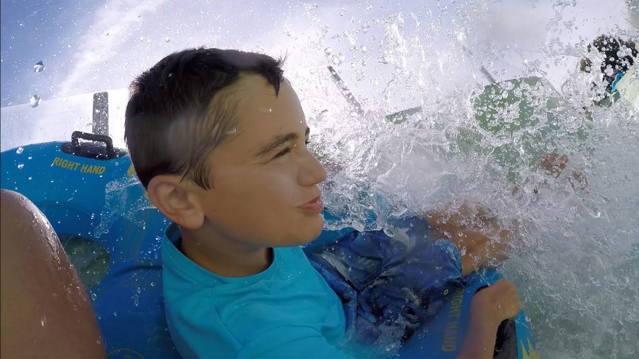 VLOG Toboggan Aquatique, Torrent d'Eau & Piscine à Vagues au Parc