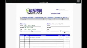 inFORM Decisions iSign Mobile Signature Capture