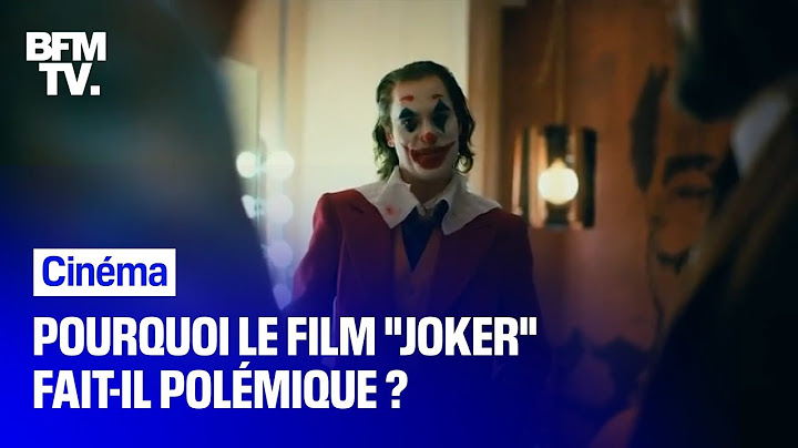"Joker": pourquoi ce film fait-il polémique ?