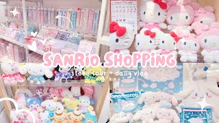 japan vlog 🛒💗 sanrio shopping, store tour, gachapon, eating curry, cinnamoroll ♡