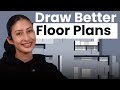 How to draw better Floor Plans | Step-by-step