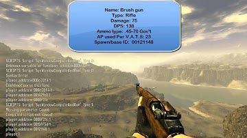 Fallout New vegas Unique Weapon Spawn ID