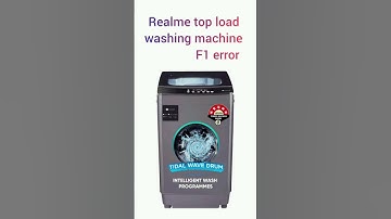realme top load washing machine F1 error