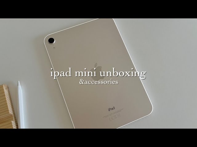 【チェン】iPad mini6 スターライト + Apple Pencil iPad Mini 6 + Apple Pencil Pack – Plug