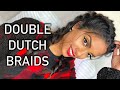 Jumbo Double Dutch Braid for Beginners - HAIR TUTORIAL | ARIBA PERVAIZ