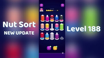 🧩 Nut Sort Level 187 Walkthrough | Step-by-Step Guide 🎮 | Mini Boss