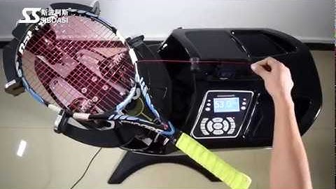 Full function intelligent stringing machine for tennis and badminton racket from SIBOASI China
