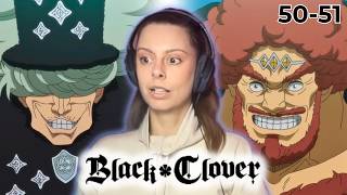 DIAMOND KINGDOM INVADES! || Black Clover || EP 50-51 REACTION