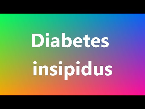 diabetes-insipidus---medical-meaning-and-pronunciation