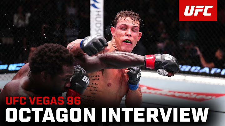 Caio Borralho Octagon Interview | UFC Vegas 96
