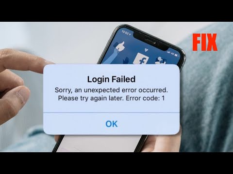 Facebook Login Failed