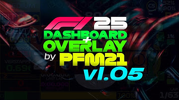 F1 25 SimHub Dashboard and Overlay by PFM21 - v1.05 [FULL RAYCERRAY PLUGIN v3.0 SUPPORT]