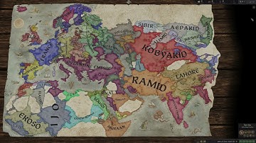 Vanilla CK3 1066-2830 (9+ hrs) Under 1 min! | Crusader Kings 3 Timelapse #shorts