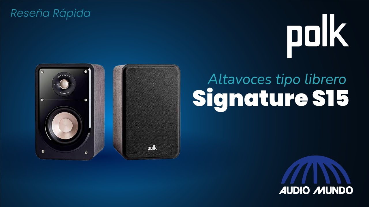 Polk Signature Elite ES15 Parlantes de estantería de dos vías