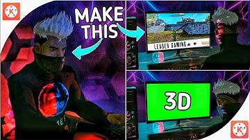 HOW TO EDIT LIKE FLAME R 🔥 3D SETUP LIKE FLAME R | TUTORIAL KINEMASTER | SETUP GREEN SCREEN