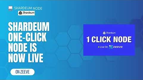 One click nodes are now available for #shardeum on zeeve. Anyone can run a node  #shardeum