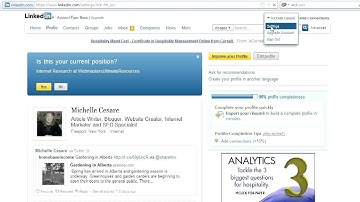 Link Twitter To LinkedIn Profile