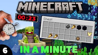 One Minute Per Day in Minecraft | Day 6 by Luxy 535 views 2 months ago 1 minute