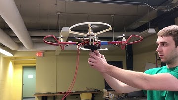 3-DOF Self-stabilizing Quadcopter Frame