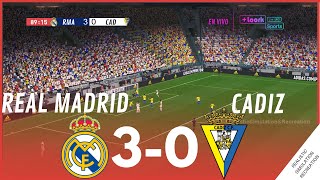 EN VIVO | Real Madrid vs Cadiz • La Liga 23/24 | Partido en vivo Simulación de Video Juego