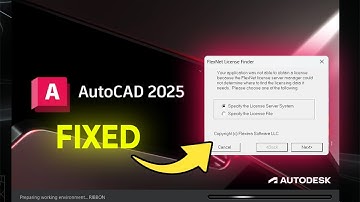 FIX FlexNet License Finder Error in AutoCAD 2025 | 100% Working (Quick & Easy Tutorial!)