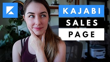 KAJABI Sales Page Tutorial (Create a Sales Page that CONVERTS!)