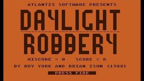 Daylight Robbery Review for the Atari XL / XE by John Gage