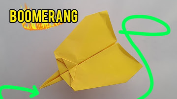 Boomerang paper airplane, aeroplane video, plane banana, paper boomerang,paper plane,kagaj#heart