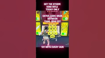 HOW TO UNLOCK STORM KING RIFLE IN 1V1 WITH EVERY GUN TODAY ONLY!