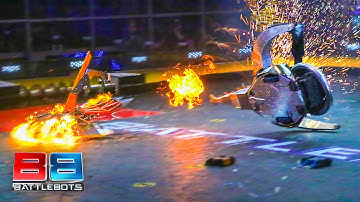 All The Knockouts From BattleBots World Championship 1 & 2 | BATTLEBOTS