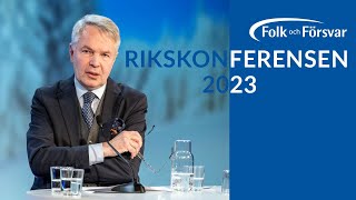 "Sverige är vår viktigaste vän och partner" - Pekka Haavisto, Finlands utrikesminister