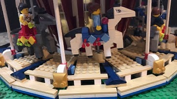 Lego 10196 Grand Carousel with Power and Sound Review!  My favorite Lego Creator Set!!