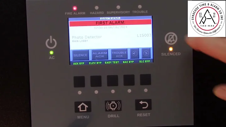 🔥 Gamewell-FCI S3 Fire Alarm System Demo | Alarm, Silence, and Reset Explained