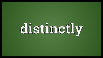 Distinctly Meaning