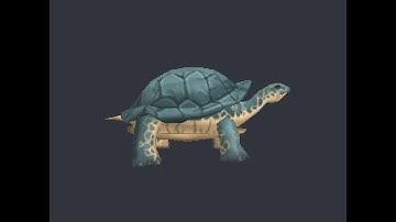3D Model of turtle - file Turtle.obj