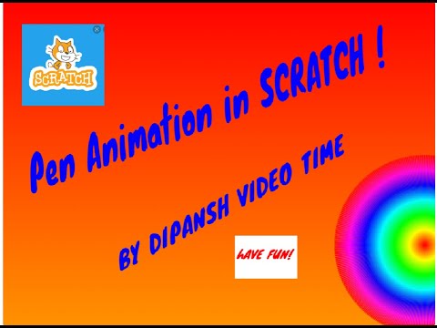 Scratch Pen Animation ! DIPANSH VIDEO TIME