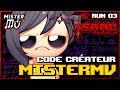 Code crateur mistermv  the binding of isaac  repentance 3