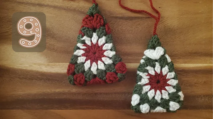 Crochet Granny Square Christmas Tree Ornament | Crochet & Knitting Advent Calendar Day 9