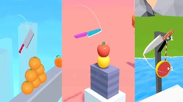 Almost Cut | Slice Master | Slice It - All Levels Gameplay Android, iOS