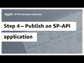 Integrate with SP-API: Step 4 – Publish an SP-API application