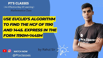 @ptsclasses Use Euclid