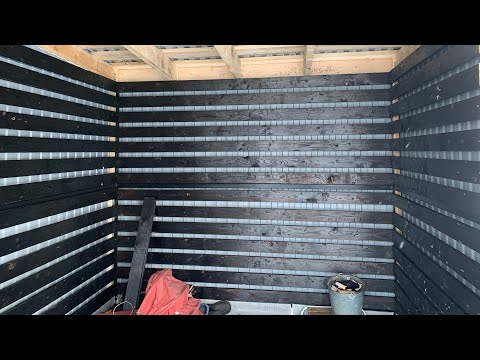 Деревянный Фасад. Обжиг