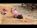  funny falling  little girls  bloopers  kids falling