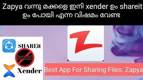 Zapya: The Best App for File Sharing | Far Better than Xender and Share it | Xender and Share it ban