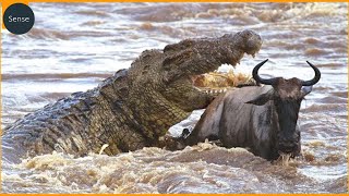 Unexpected! Crocodiles Hide and Hunt Mercilessly | Wild Animals