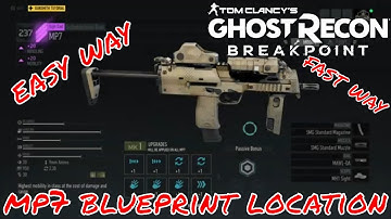 Ghost Recon Breakpoint | MP7 Blueprint Location (Easy Way)